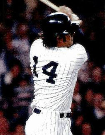 New York Yankees Lou Piniella Cooperstown MLB jersey front view