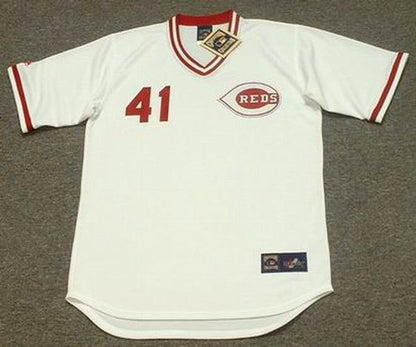 Cincinnati Reds Lou Piniella Cooperstown MLB jersey front view