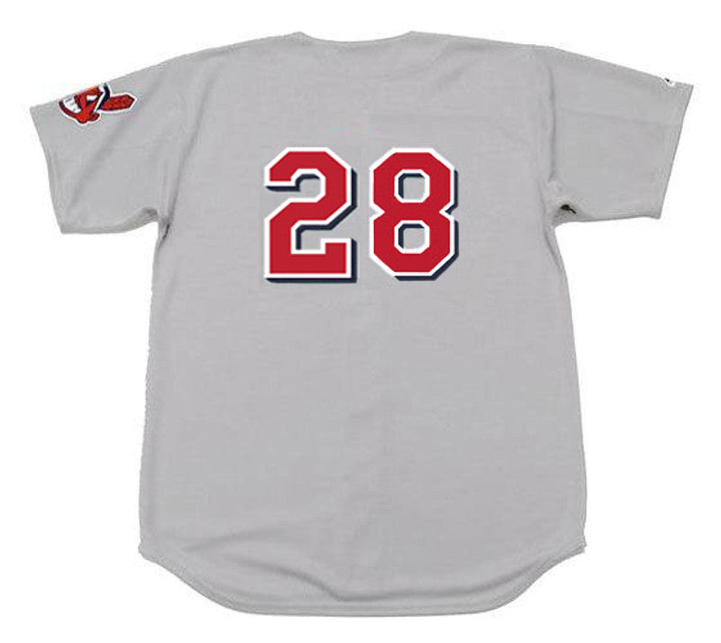 Cleveland Indians Vada Pinson MLB jersey front view