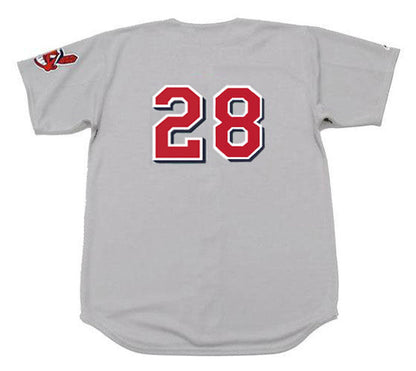 Cleveland Indians Vada Pinson MLB jersey front view