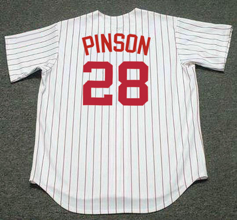 Cincinnati Reds Vada Pinson MLB jersey front view