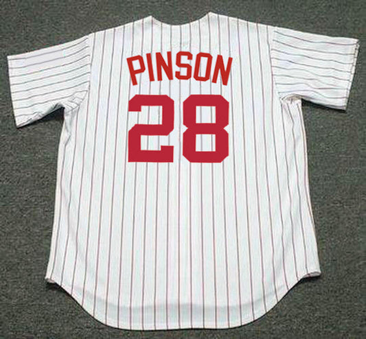 Cincinnati Reds Vada Pinson MLB jersey front view