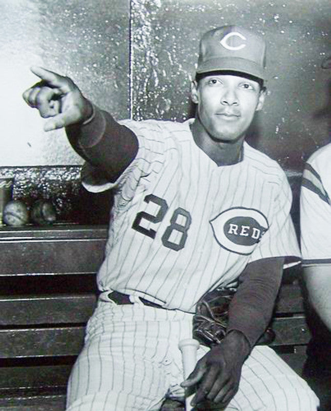 Cincinnati Reds Vada Pinson MLB jersey front view