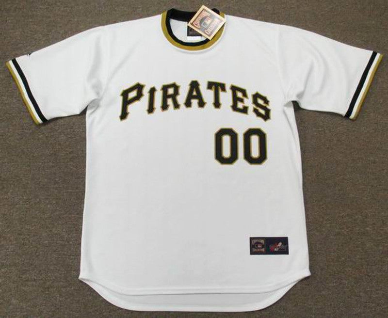 Pittsburgh Pirates 1970s Cooperstown Name Number MLB jersey front view