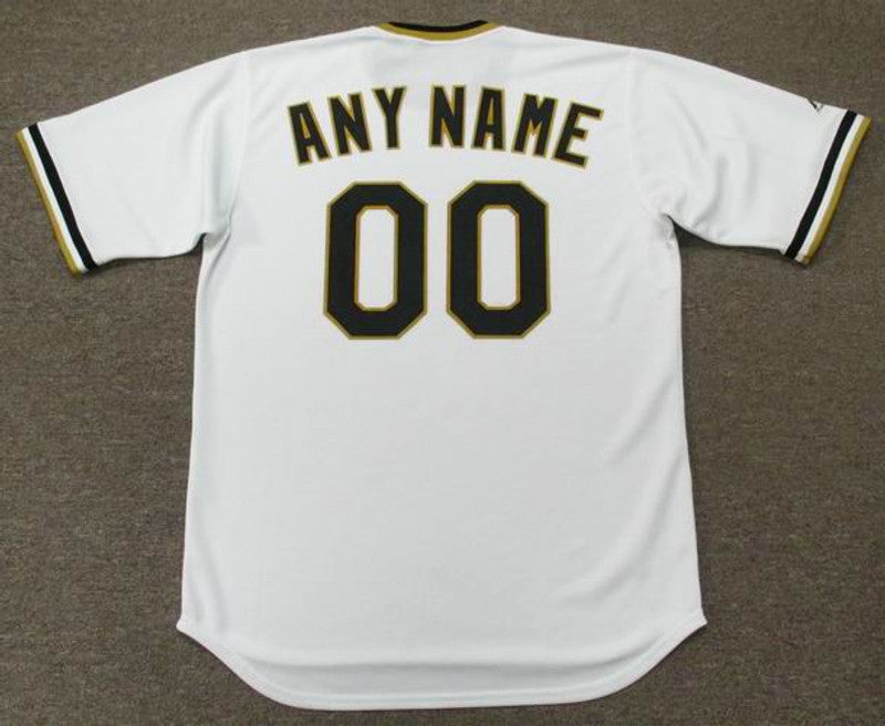 Pittsburgh Pirates 1970s Cooperstown Name Number MLB jersey front view