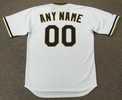 Pittsburgh Pirates 1970s Cooperstown Name Number MLB jersey front view