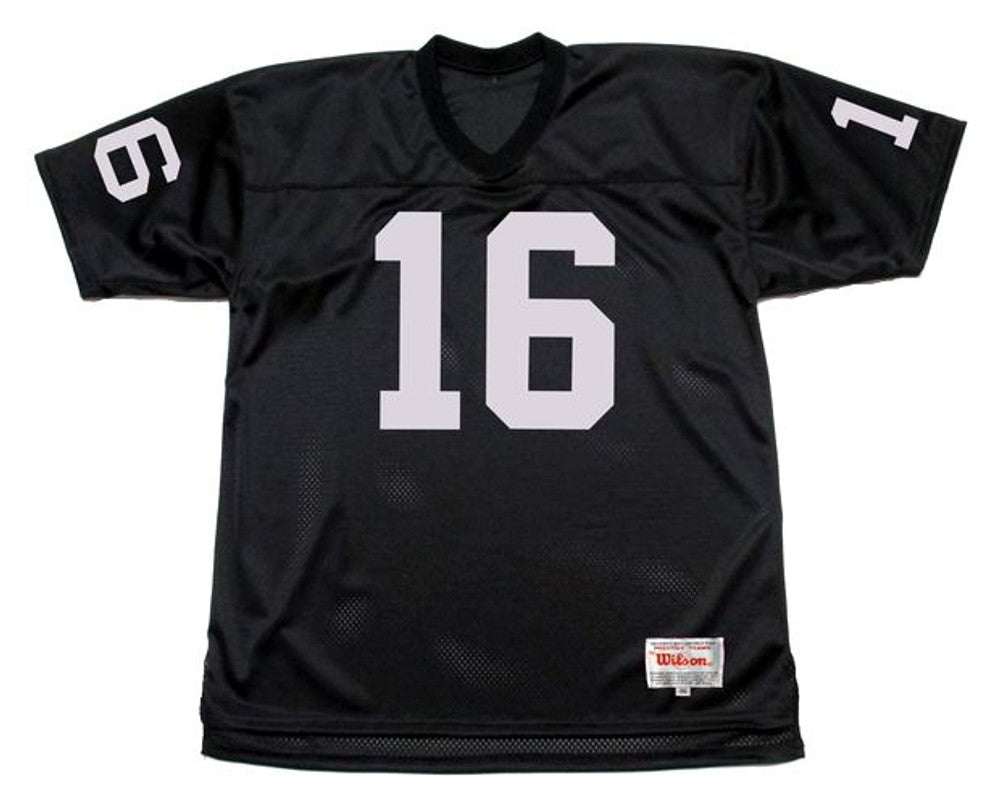 Jim Plunkett Los Angeles Raiders 1983 Throwback Home Nfl Football Jersey jersey front view