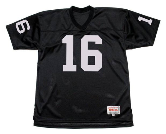Jim Plunkett Los Angeles Raiders 1983 Throwback Home Nfl Football Jersey jersey front view