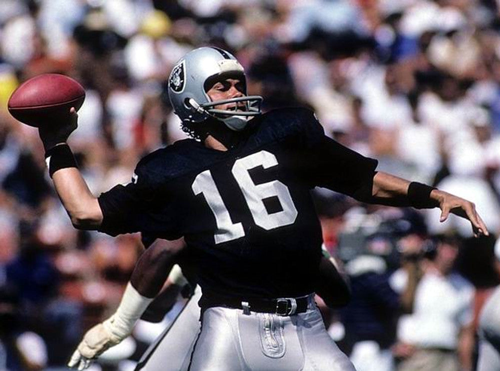 Jim Plunkett Los Angeles Raiders 1983 Throwback Home Nfl Football Jersey jersey front view