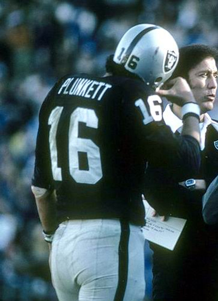 Jim Plunkett Los Angeles Raiders 1983 Throwback Home Nfl Football Jersey jersey front view