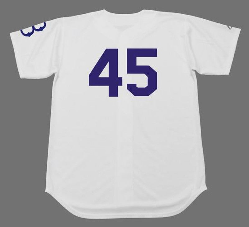 Johnny Podres Brooklyn Dodgers Cooperstown Throwback Baseball Jersey jersey front view