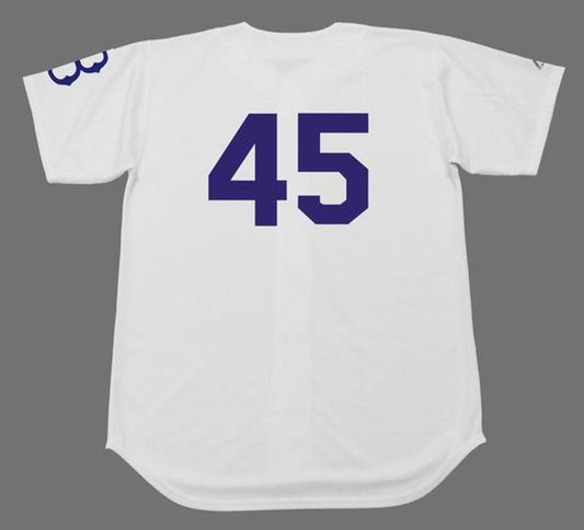 Johnny Podres Brooklyn Dodgers Cooperstown Throwback Baseball Jersey jersey front view