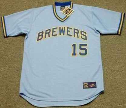DP MB Milwaukee 1975 Away Throwback Baseball Stitched Jersey, Vintage Baseball Jersey, Retro Sewn Jersey