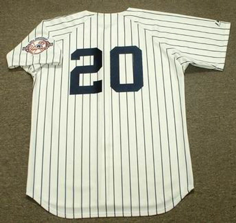 New York Yankees Jorge Posada Cooperstown MLB jersey front view