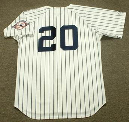 New York Yankees Jorge Posada Cooperstown MLB jersey front view