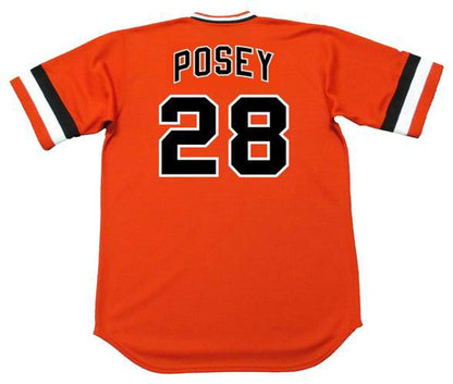BP SFG 1970s Cooperstown Baseball Stitched Jersey, Vintage Baseball Jersey, Retro Sewn Jersey
