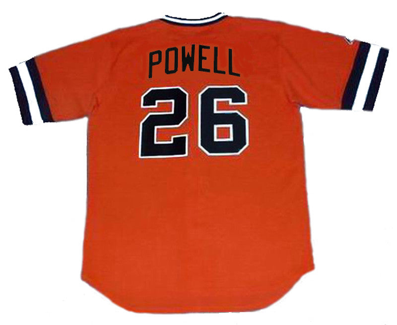 Baltimore Orioles Boog Powell Cooperstown MLB jersey front view