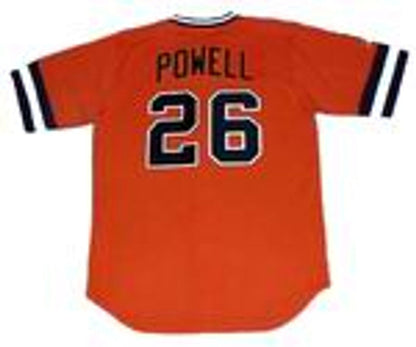 Baltimore Orioles Boog Powell Cooperstown MLB jersey front view