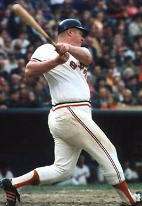 Baltimore Orioles Boog Powell Cooperstown MLB jersey front view