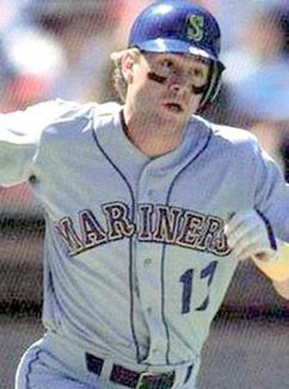 Seattle Mariners Jim Presley Cooperstown MLB jersey front view