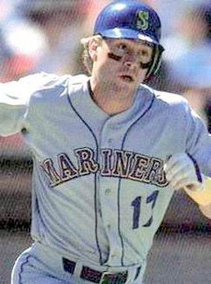 Seattle Mariners Jim Presley Cooperstown MLB jersey front view