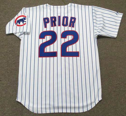 Chicago Cubs Mark Prior MLB jersey front view