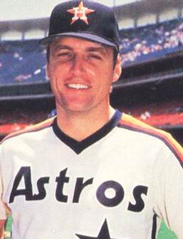 Houston Astros Terry Puhl Cooperstown MLB jersey front view