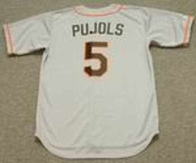 Albert Pujols St Louis Browns 1950S Throwback Baseball Jersey jersey front view
