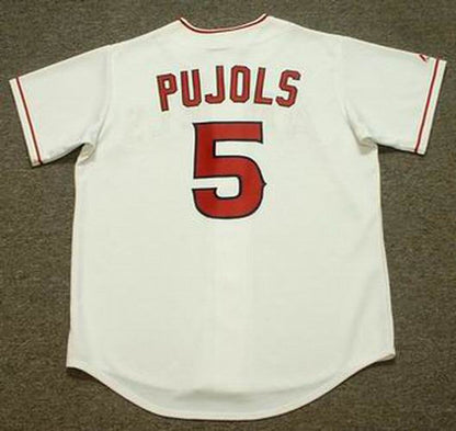 Los Angeles Angels Albert Pujols MLB jersey front view