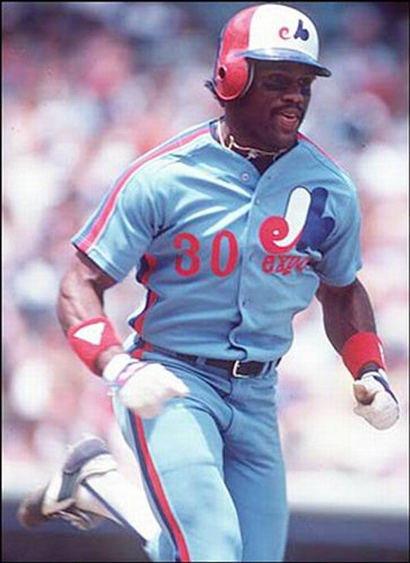 Montreal Expos Tim Raines Cooperstown MLB jersey front view