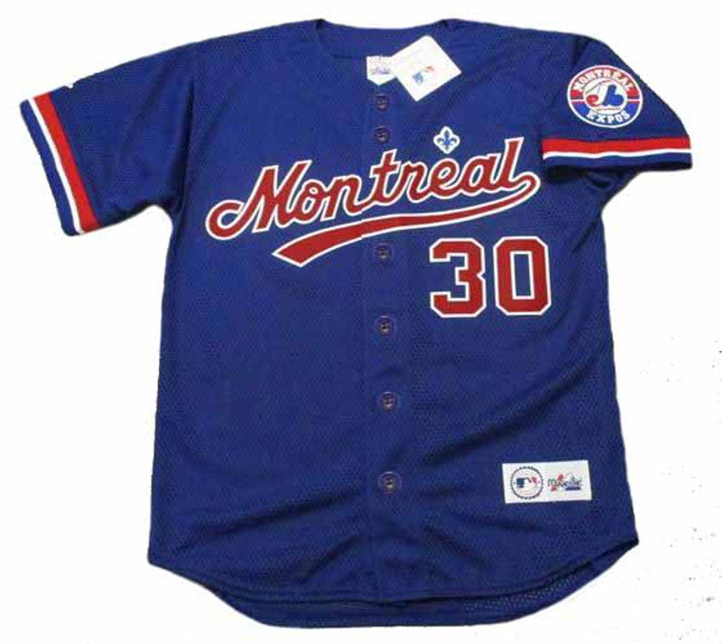 Montreal Expos Tim Raines MLB jersey front view