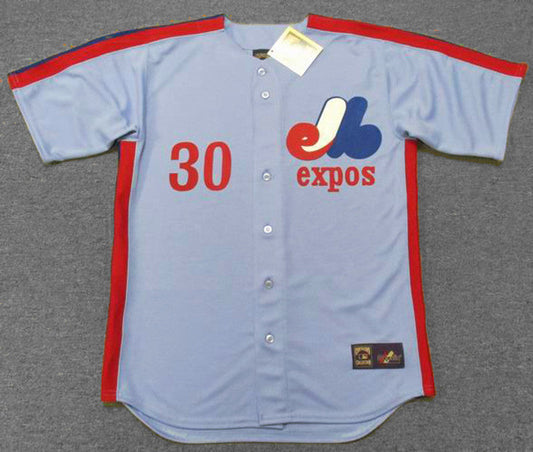 Montreal Expos Tim Raines Cooperstown MLB jersey front view