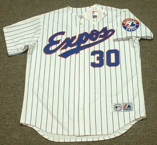 Montreal Expos Cliff Floyd MLB jersey front view