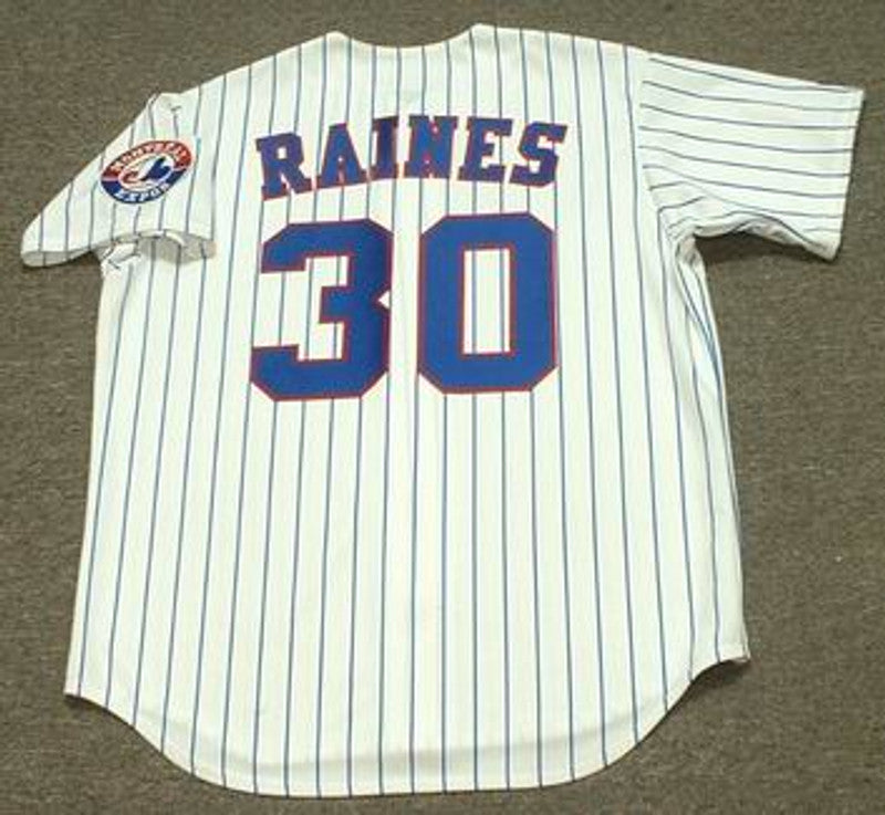 Montreal Expos Tim Raines MLB jersey front view