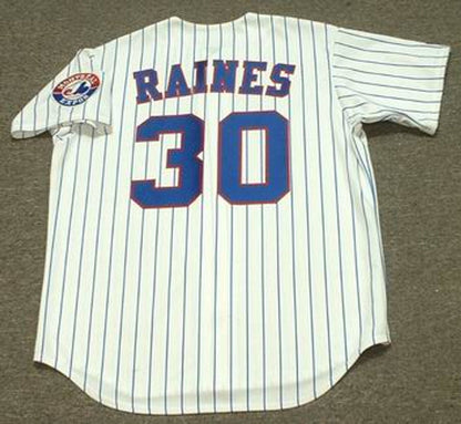 Montreal Expos Tim Raines MLB jersey front view