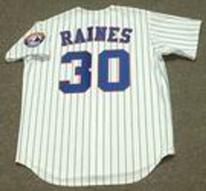 Montreal Expos Tim Raines MLB jersey front view