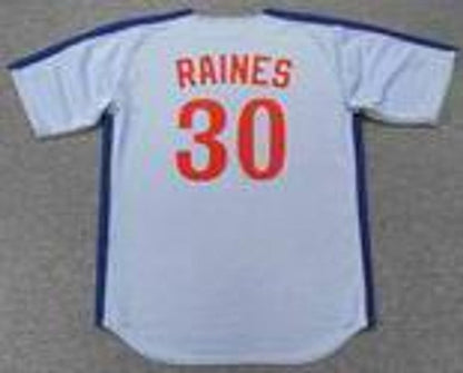 Montreal Expos Tim Raines Cooperstown MLB jersey front view