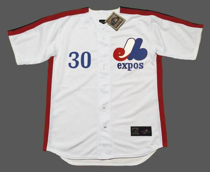 Montreal Expos Tim Raines Cooperstown MLB jersey front view