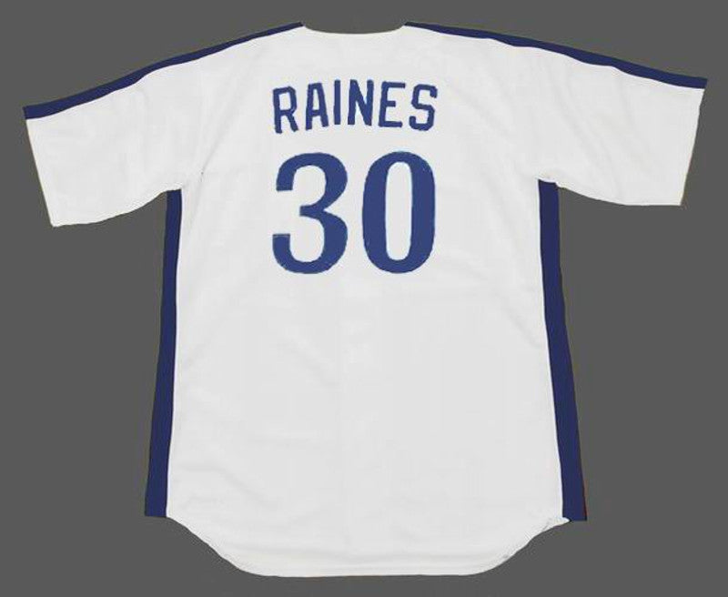 Montreal Expos Tim Raines Cooperstown MLB jersey front view
