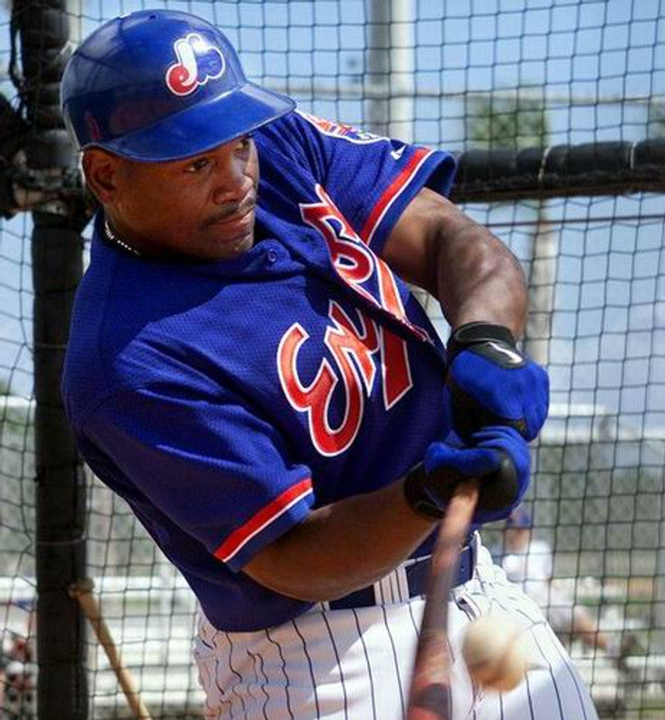 Montreal Expos Tim Raines MLB jersey front view