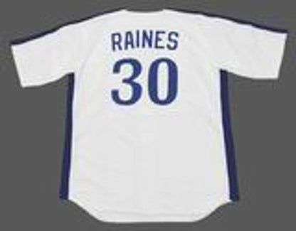 Montreal Expos Tim Raines Cooperstown MLB jersey front view