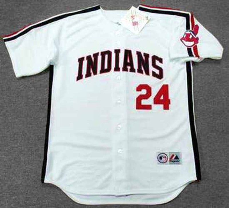 Cleveland Indians Manny Ramirez MLB jersey front view
