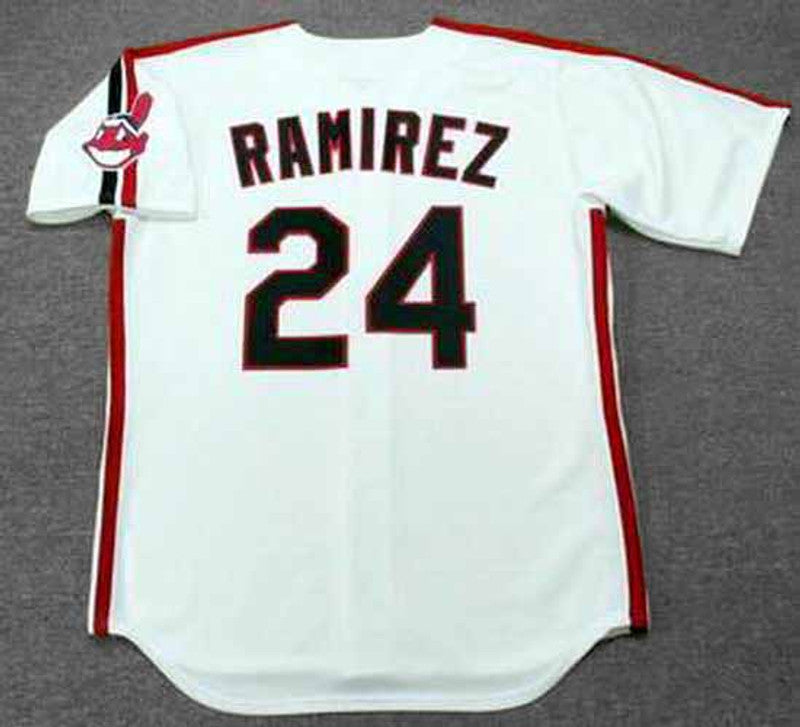Cleveland Indians Manny Ramirez MLB jersey front view