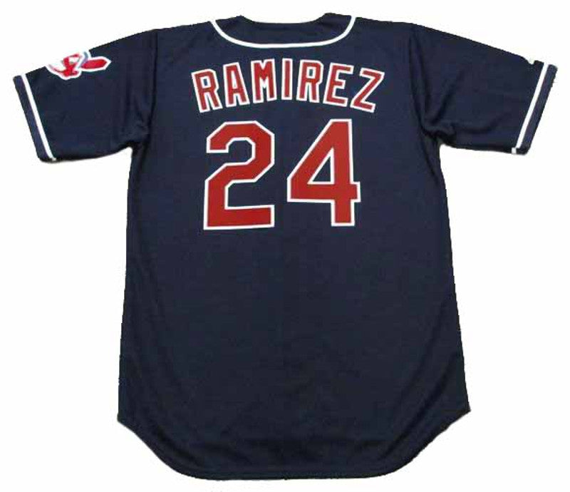 Cleveland Indians Manny Ramirez MLB jersey front view