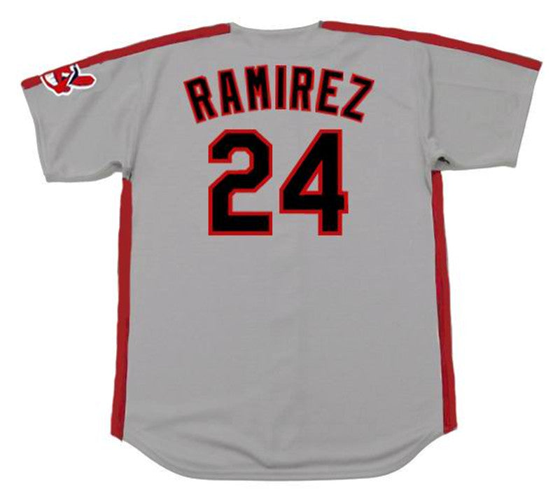 Cleveland Indians Manny Ramirez MLB jersey front view