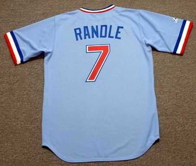 Texas Rangers Lenny Randle 1970s Cooperstown MLB jersey front view