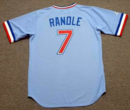 Texas Rangers Lenny Randle 1970s Cooperstown MLB jersey front view