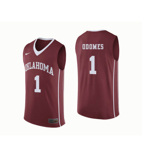 Oklahoma Sooners 1 Rashard Odomes College Basketball Jersey Crimson | Stitched Jersey RTJS 7677