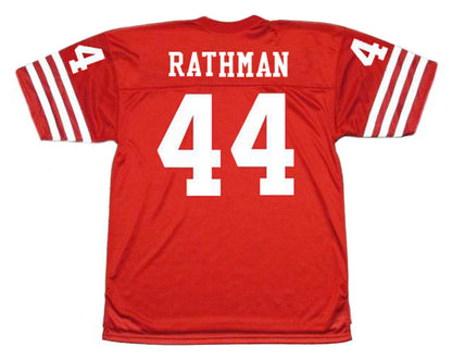 San Francisco 49ers Tom Rathman NFL jersey front view