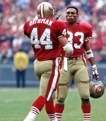 San Francisco 49ers Tom Rathman NFL jersey front view